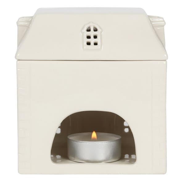 Something Different Keramisk Hus Oljebrännare One Size Vit White One Size