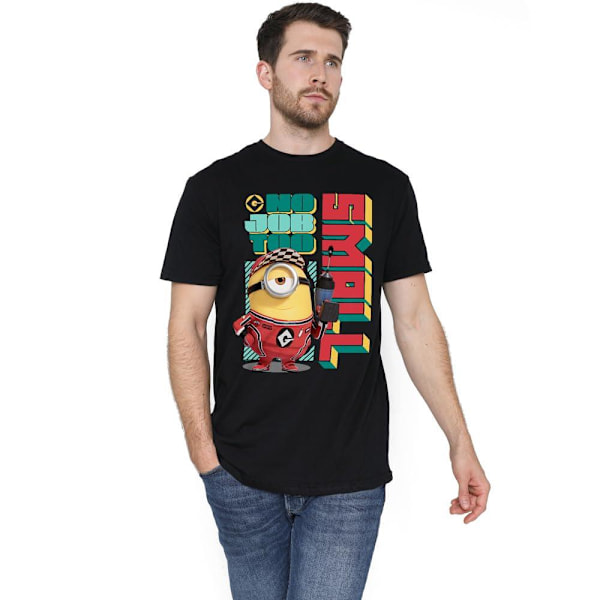 Despicable Me 4 Herr No Job Too Small Stuart T-Shirt 3XL Svart Black 3XL
