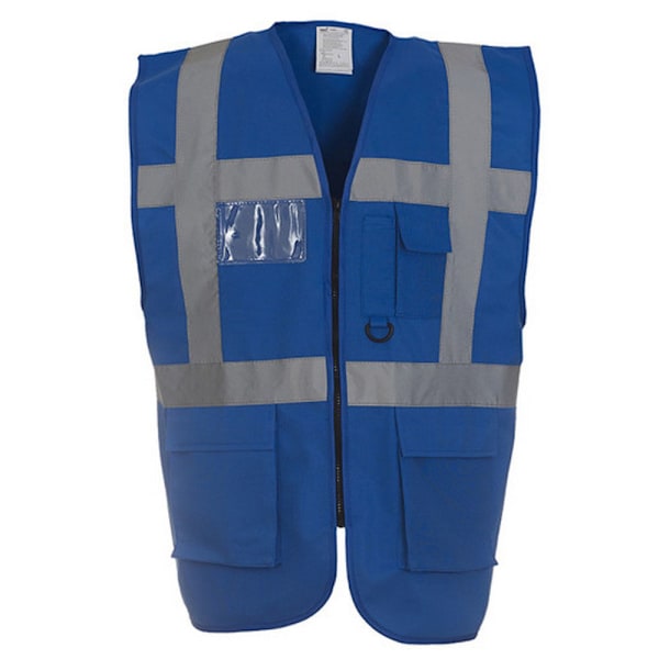 Yoko Hi-Vis Premium Executive/Manager Väst / Jacka (2-pack) Royal XL