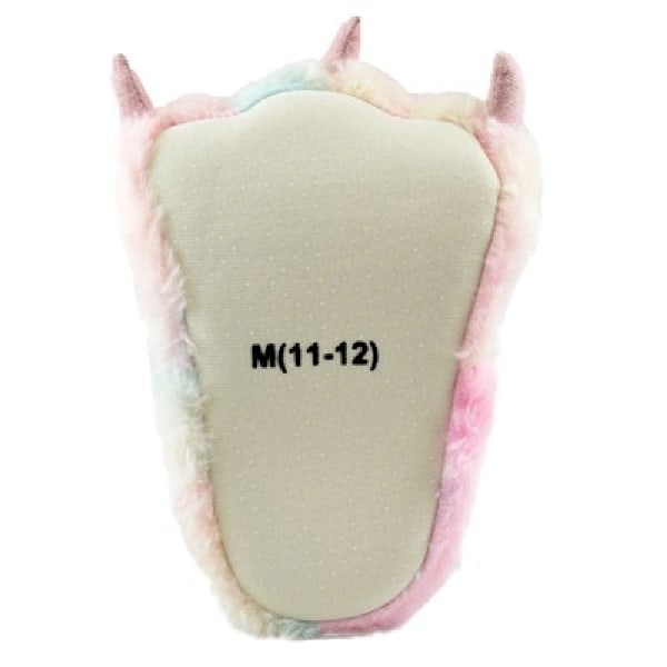 SlumberzzZ Barn/Barn Super Mjuk Enhörning-Pastell Klo Slipper Multi 9-10 Child UK