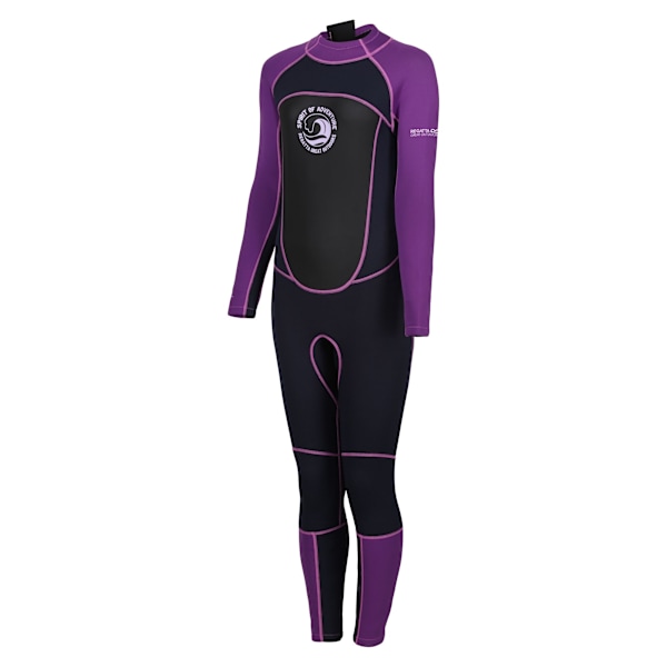 Regatta Dam/Dam Full 3mm Tjocklek Våtdräkt 18 UK - 20 UK Navy/Radiant Orchid 18 UK - 20 UK