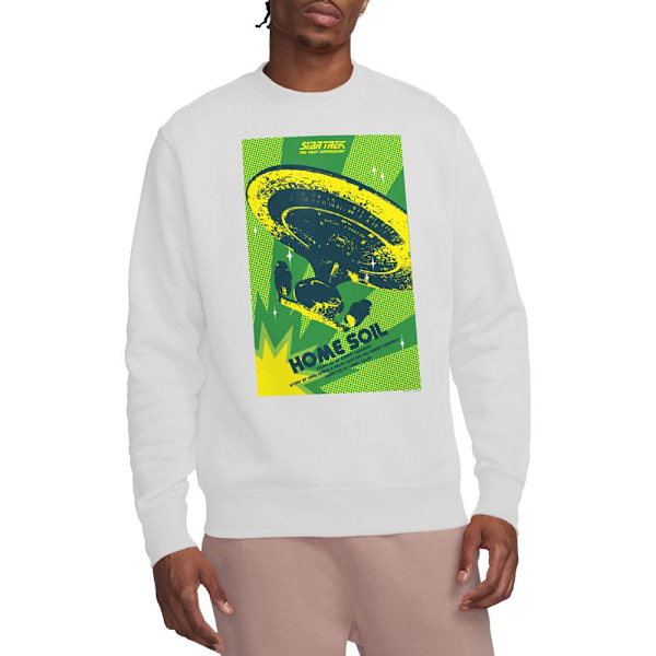 Star Trek Unisex Vuxen The Next Generation Säsong 1 Avsnitt 18 White L