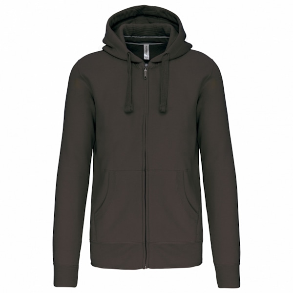 Kariban Unisex Vuxen Full Zip Hoodie L Mörkgrå Dark Grey L