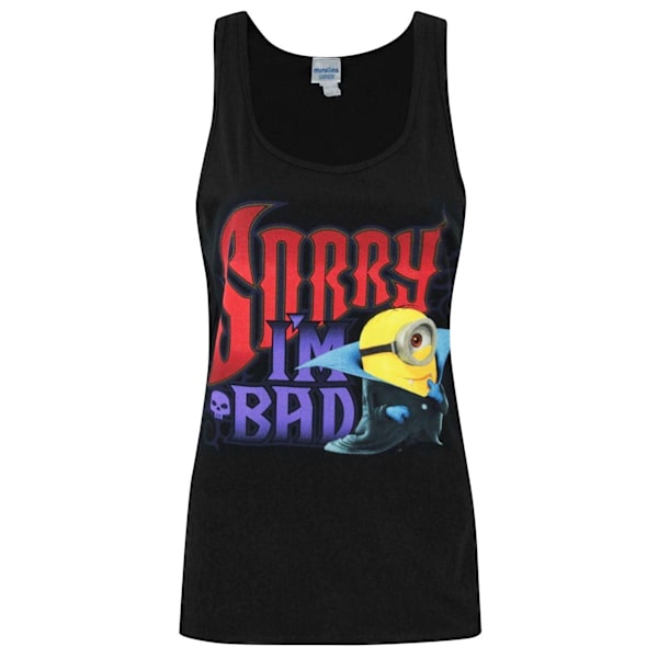 Minions Dam/Kvinnor Sorry I`m Bad Väst S Svart Black S