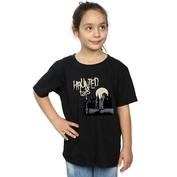 Scooby Doo Girls Haunted Tails Bomull T-shirt 7-8 år Svart Black 7-8 Years