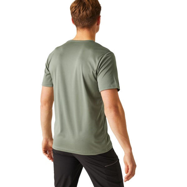 Regatta Mens Fingal VIII Text T-Shirt 3XL Agave Grön Agave Green 3XL