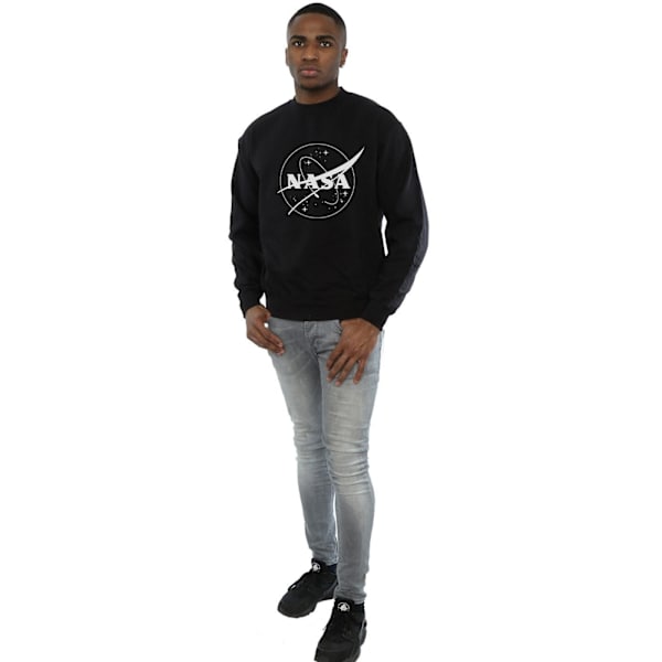 NASA Classic Insignia Logo Sweatshirt L Svart Black L