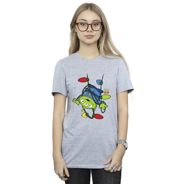 Disney Dam/Damer Leksakernas Julbelysning Aliens Bomull B Sports Grey S