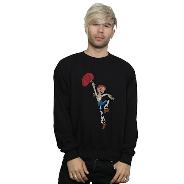 Disney Mens Toy Story 4 Jessie Jump Pose Sweatshirt 3XL Svart Black 3XL