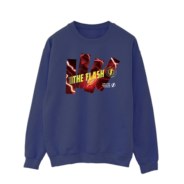 DC Comics Herr The Flash Pillars Sweatshirt S Marinblå Navy Blue S