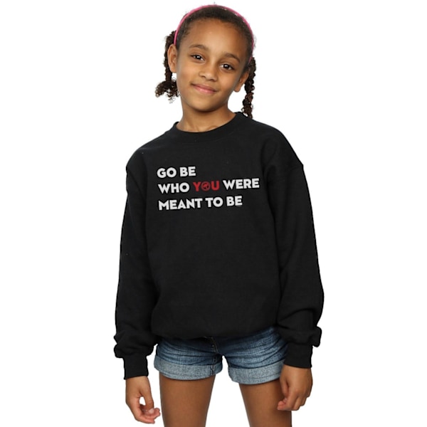 Marvel Girls Avengers Endgame Be Who You Were Meant To Be Sweatshirt Black 12-13 Years