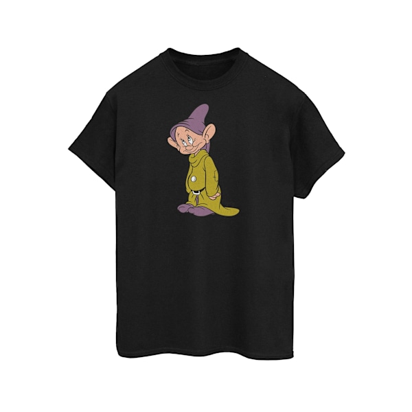 Snövit och de sju dvärgarna Dam/Dam Dopey Bomull Pojkvän Black 3XL