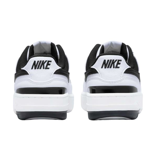 Nike Dam/Dam Gamma Force Läder Platåskor 8 UK W White/Black 8 UK