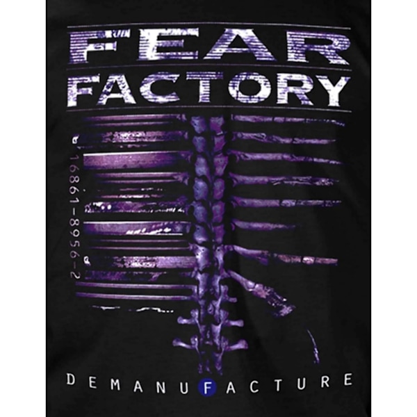 Fear Factory Unisex Vuxen Demanufacture T-Shirt M Svart Black M