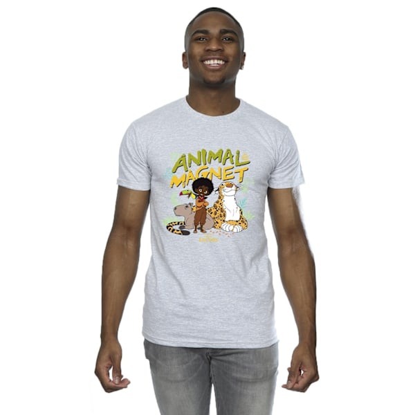 Disney Encanto Animal Magnet T-shirt för män, M, Sports Grey Sports Grey M