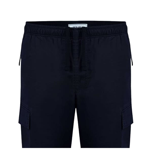 Jack Wills Herr Cargo Byxor med Elastisk Mudd 34L Svart Black 34L
