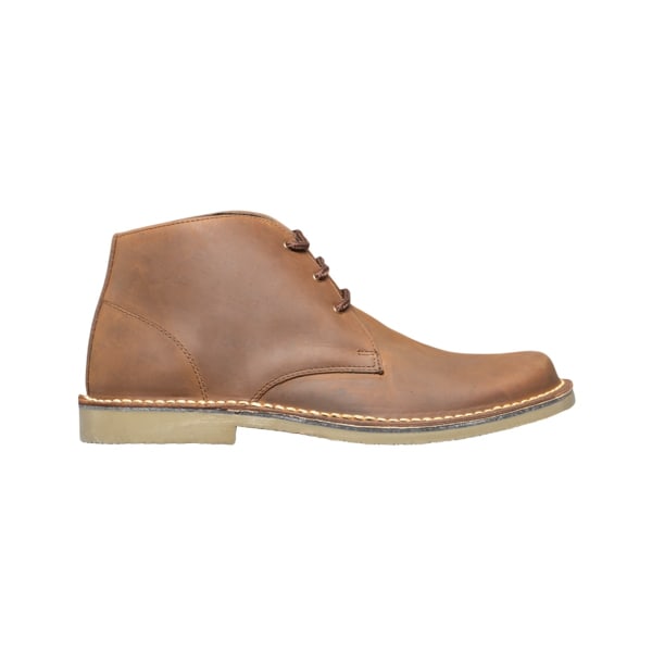 Roamers Mens Waxy Leather Fulfit Desert Boots 8 UK Brown Brown 8 UK