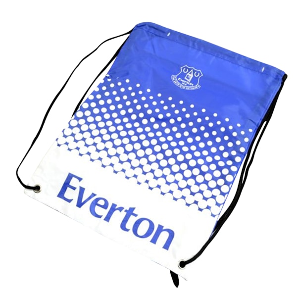 Everton FC Fade Dragkedja Väska En Storlek Blå/Vit Blue/White One Size