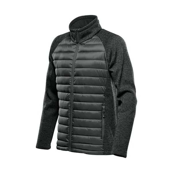 Stormtech Herr Narvik Lättvikts Vadderad Jacka L Svart/Dolphin Black/Dolphin Heather L