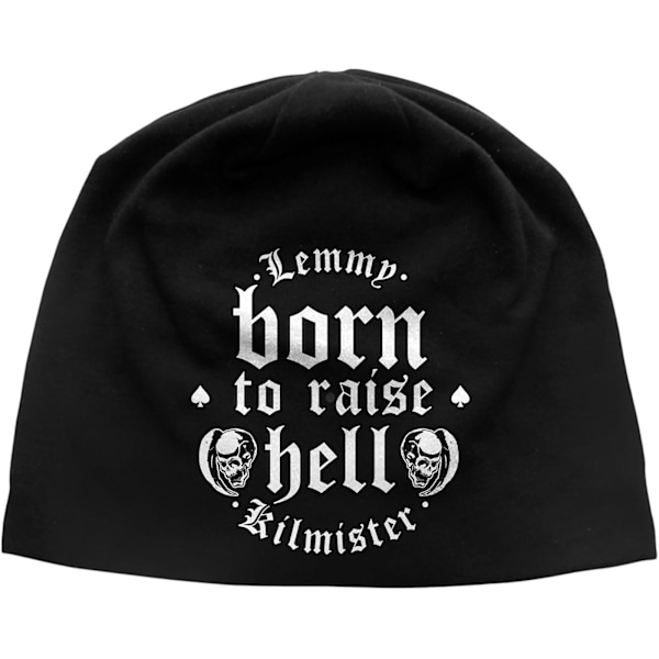 Lemmy Unisex Vuxen Born To Raise Hell Mössa One Size Svart Black One Size