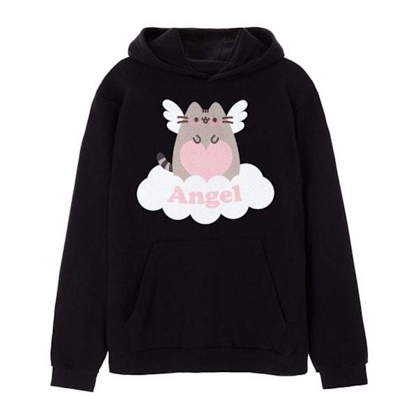 Pusheen Dam/Dam Angel Wings Hoodie XL Svart Black XL