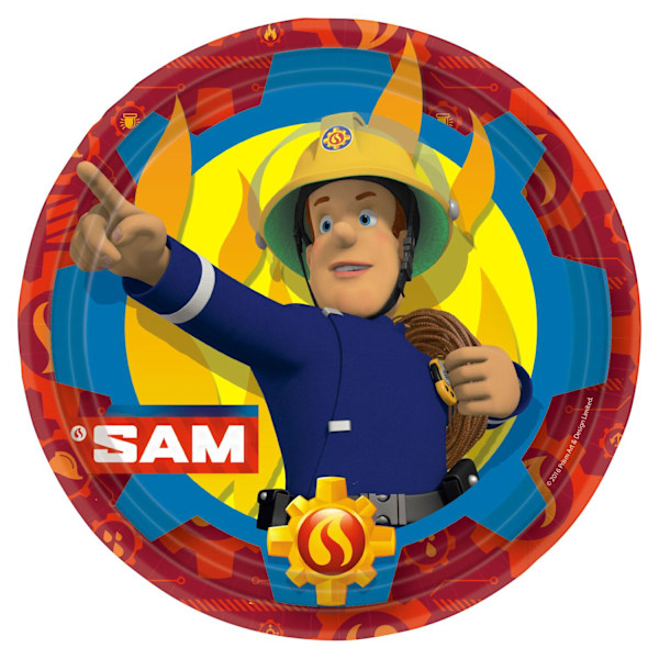 Fireman Sam Pappersmuggar (8-pack) En Storlek Flerfärgad Multicoloured One Size