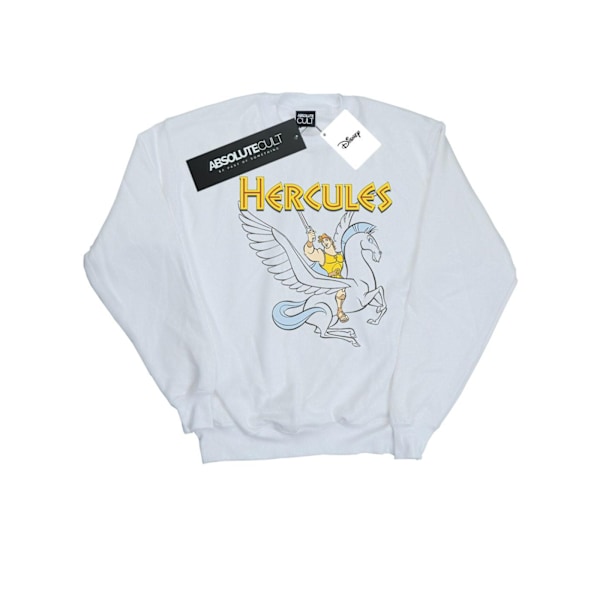 Disney Pojkar Hercules Med Pegasus Sweatshirt 9-11 År Vit White 9-11 Years