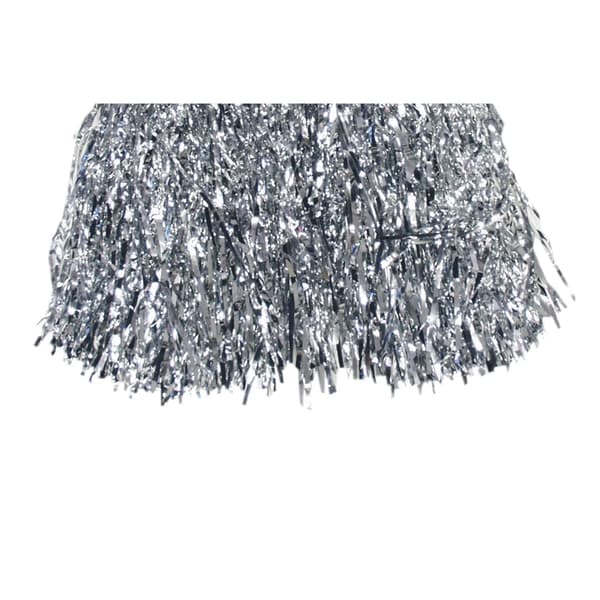 Smiffys Metalliska Pom Poms (2-pack) One Size Silver Silver One Size