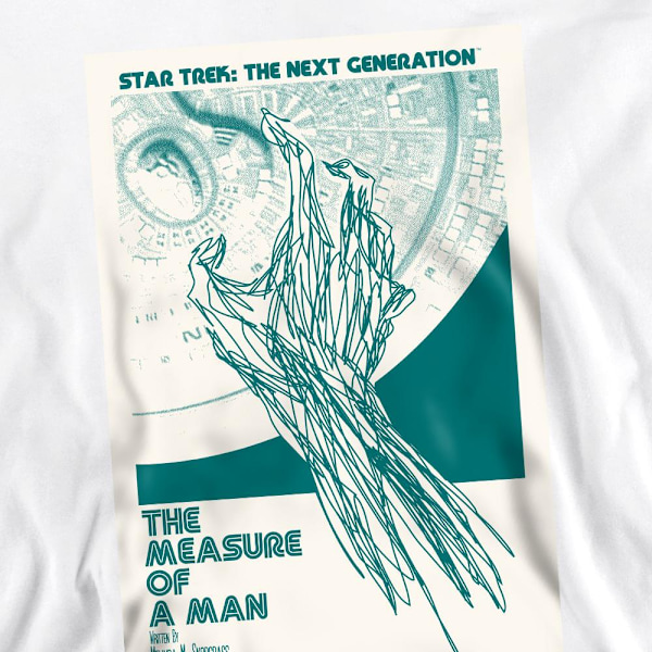 Star Trek Unisex Vuxen The Next Generation Säsong 2 Avsnitt 9 S White L