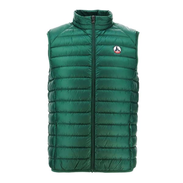 Jott Tom Puffer Dunväst för Män S Mörkgrön Deep Green S