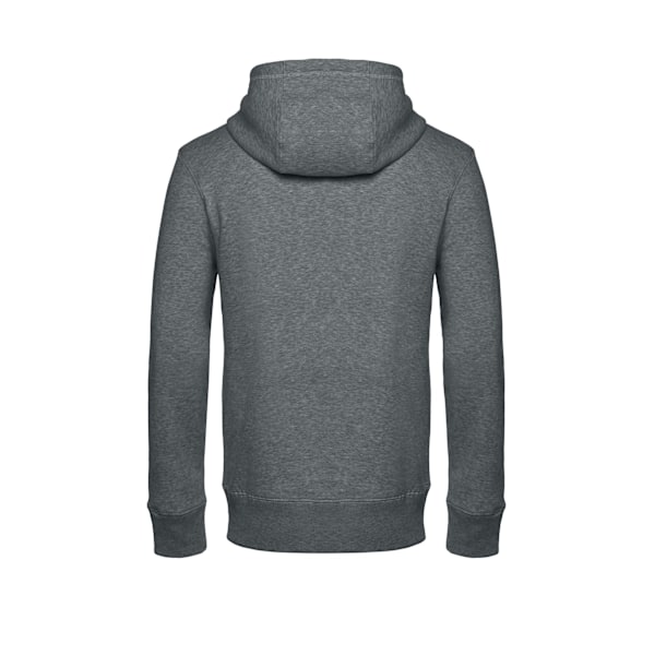 B&C Herr King Zipped Hooded Sweat S Heather Mid Grey Heather Mid Grey S