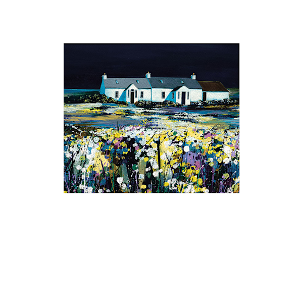 Avril Thomson Smith Moonlight Shimmer Pappersutskrift 50cm x 100cm Multicoloured 50cm x 100cm