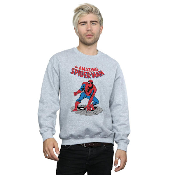 Marvel The Amazing Spider-Man Sweatshirt 4XL Vit White 4XL