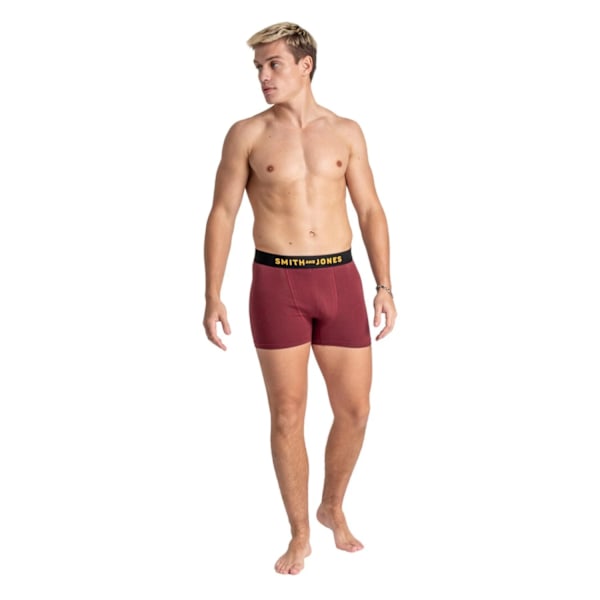 Smith & Jones Herr Kole Blandade Mönster Boxershorts (Förpackning med Multicoloured M