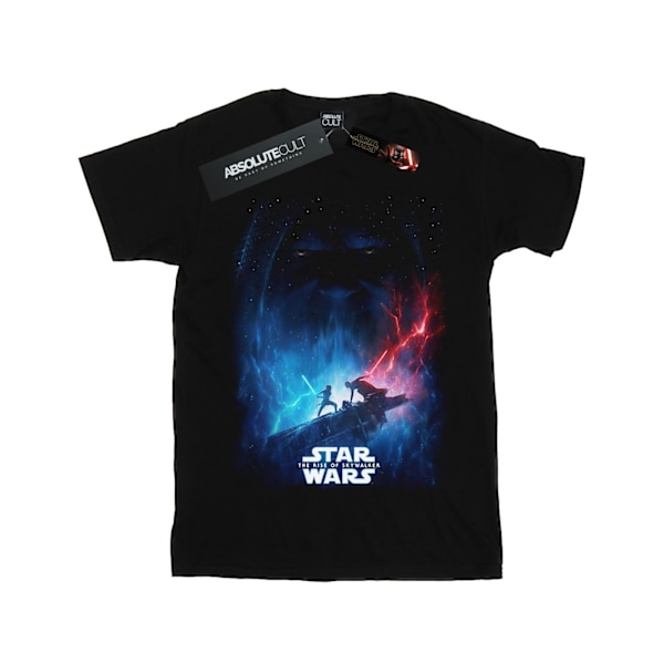 Star Wars Girls The Rise Of Skywalker Film Affisch Bomull T-shirt Black 3-4 Years