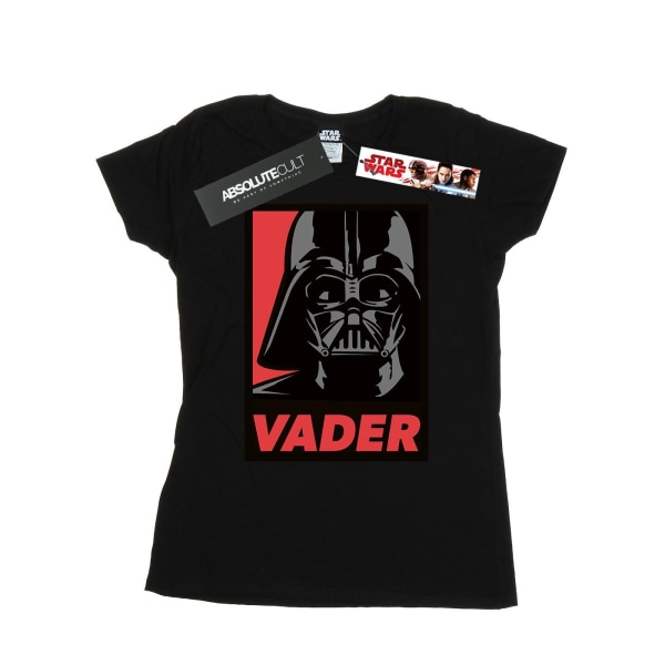 Star Wars Dam/Dam Vader Poster Bomull T-shirt S Svart Black S
