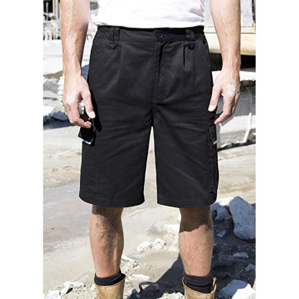 Resultat Unisex Work-Guard Action Shorts / Workwear 2XL Svart Black 2XL