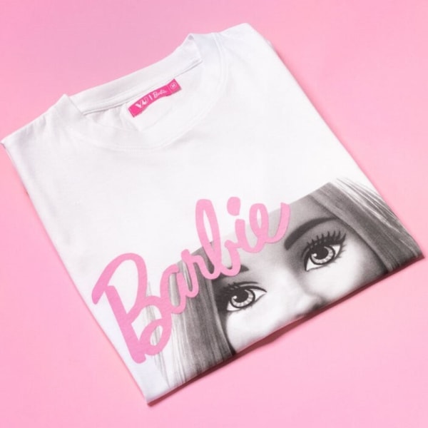 Barbie Dam/Dam Be You Oversized T-shirt M Vit/Grå/Rosa White/Grey/Pink M