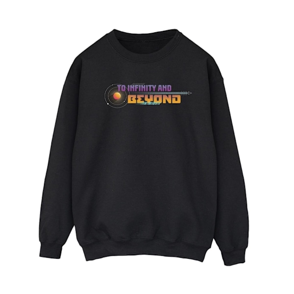 Disney Dam/Kvinnor Lightyear Infinity And Beyond Text Sweatsh Black L