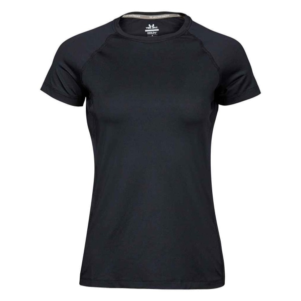 Tee Jays Dam/Dam CoolDry Sportig T-shirt M Svart Black M
