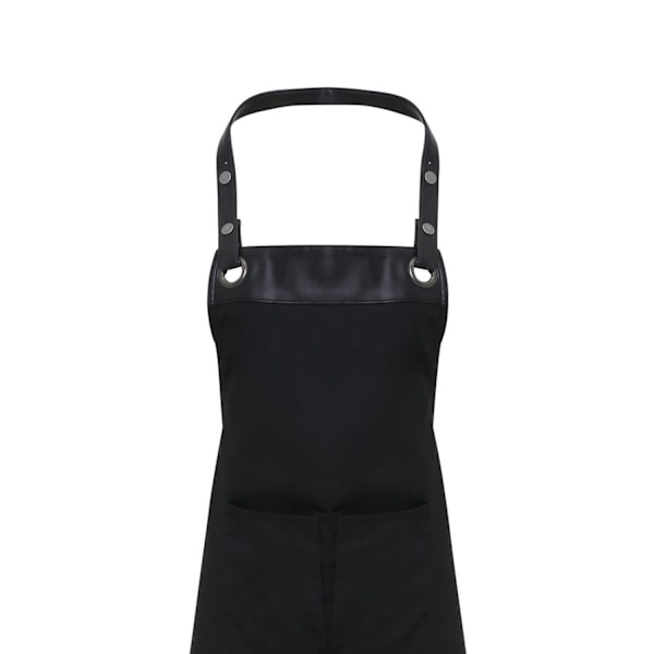 Premier Unisex Vuxen Espresso Full Apron One Size Svart/Svart Black/Black One Size