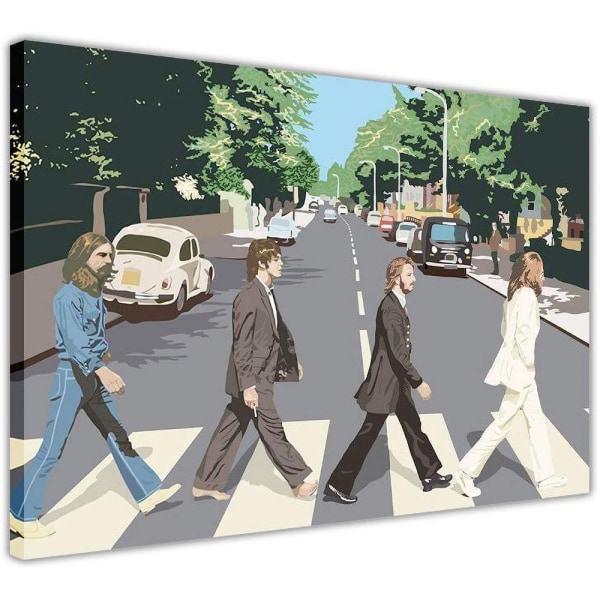 Multicolored One Size The Beatles Abbey Road Poster 