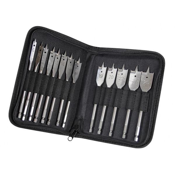 Faithfull Plattborrar 13 Delars Set Flerfärgad Multi Colour 13 Piece Set