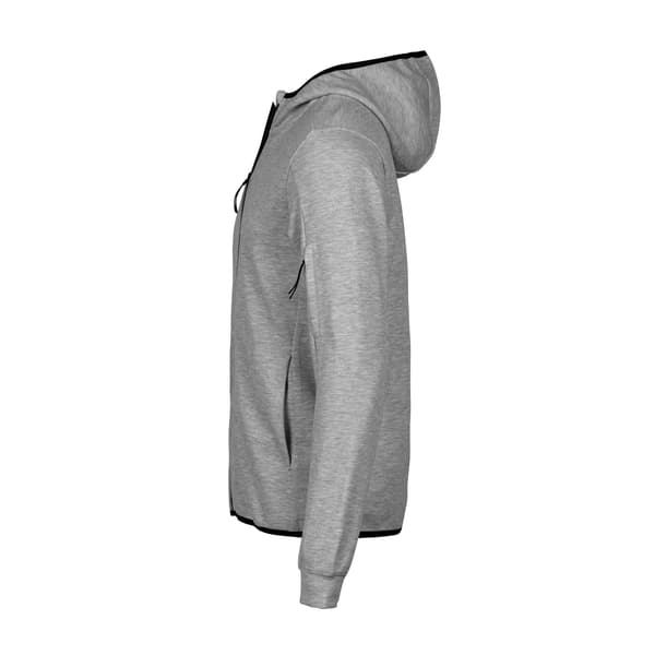 Tee Jays Herr Athletic Full Zip Hoodie S Heather Grey Heather Grey S
