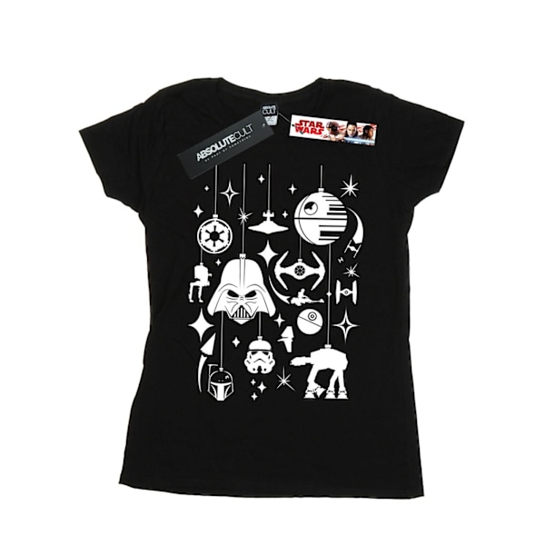 Star Wars Dam/Damer Juldekorationer Bomull T-shirt S Black S