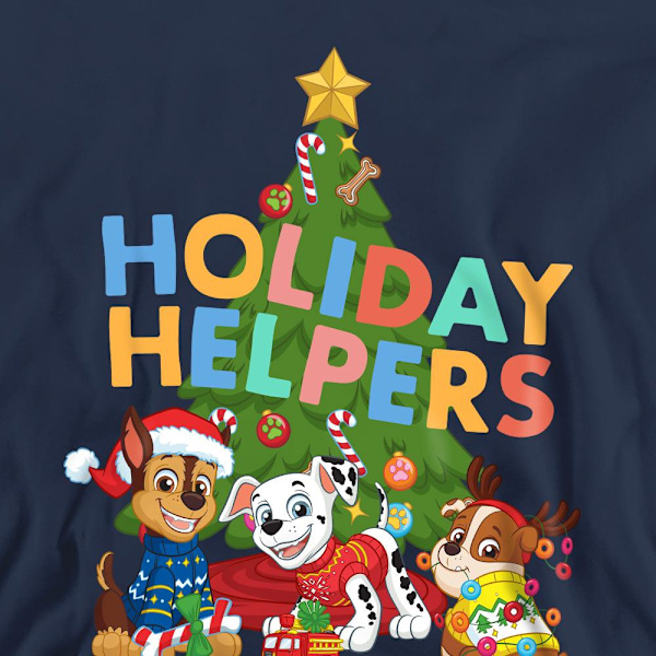 Paw Patrol Unisex Vuxen Holiday Helpers Jul Tröja L Navy L