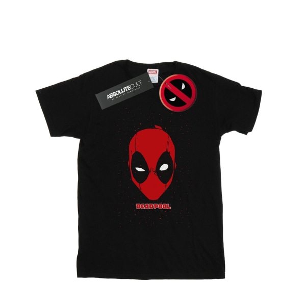 Marvel Mens Deadpool Face Mask T-Shirt 3XL Svart Black 3XL
