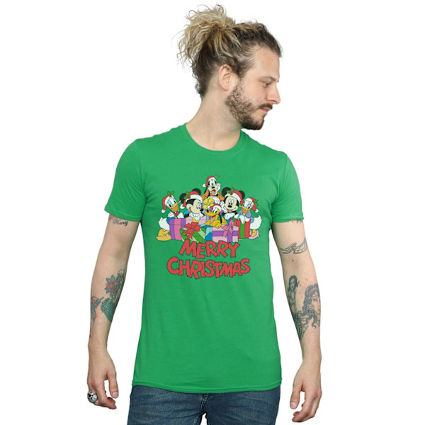 Disney Herr Mickey Mouse Och Vänner Jul T-Shirt M Irländsk Irish Green M