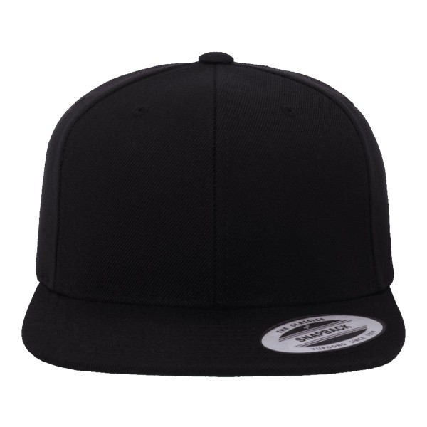 Yupoong Mens The Classic Premium Snapback- cap (paket med 2) One S Black/Black One Size