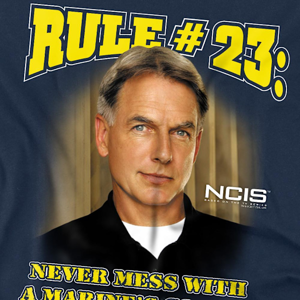 NCIS Herr Rule 23 T-Shirt XL Marinblå Navy XL